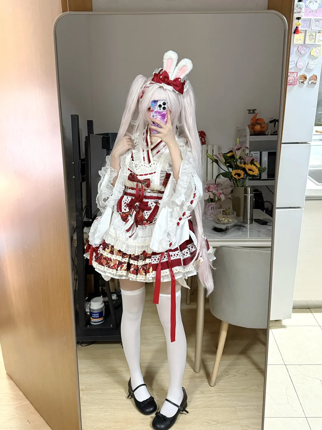 Honkai: Star Rail, Sparkle cosplay, Anime-style fashion, Cosplay fitting, Wa Lolita - Image 3
