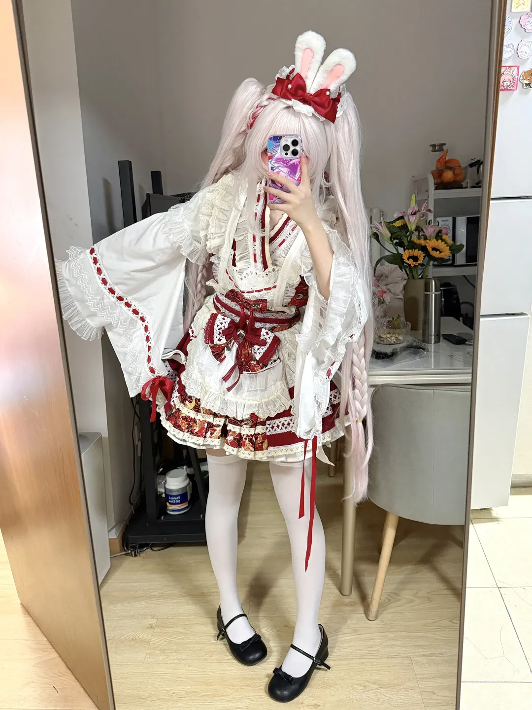 Honkai: Star Rail, Sparkle cosplay, Anime-style fashion, Cosplay fitting, Wa Lolita - Image 4