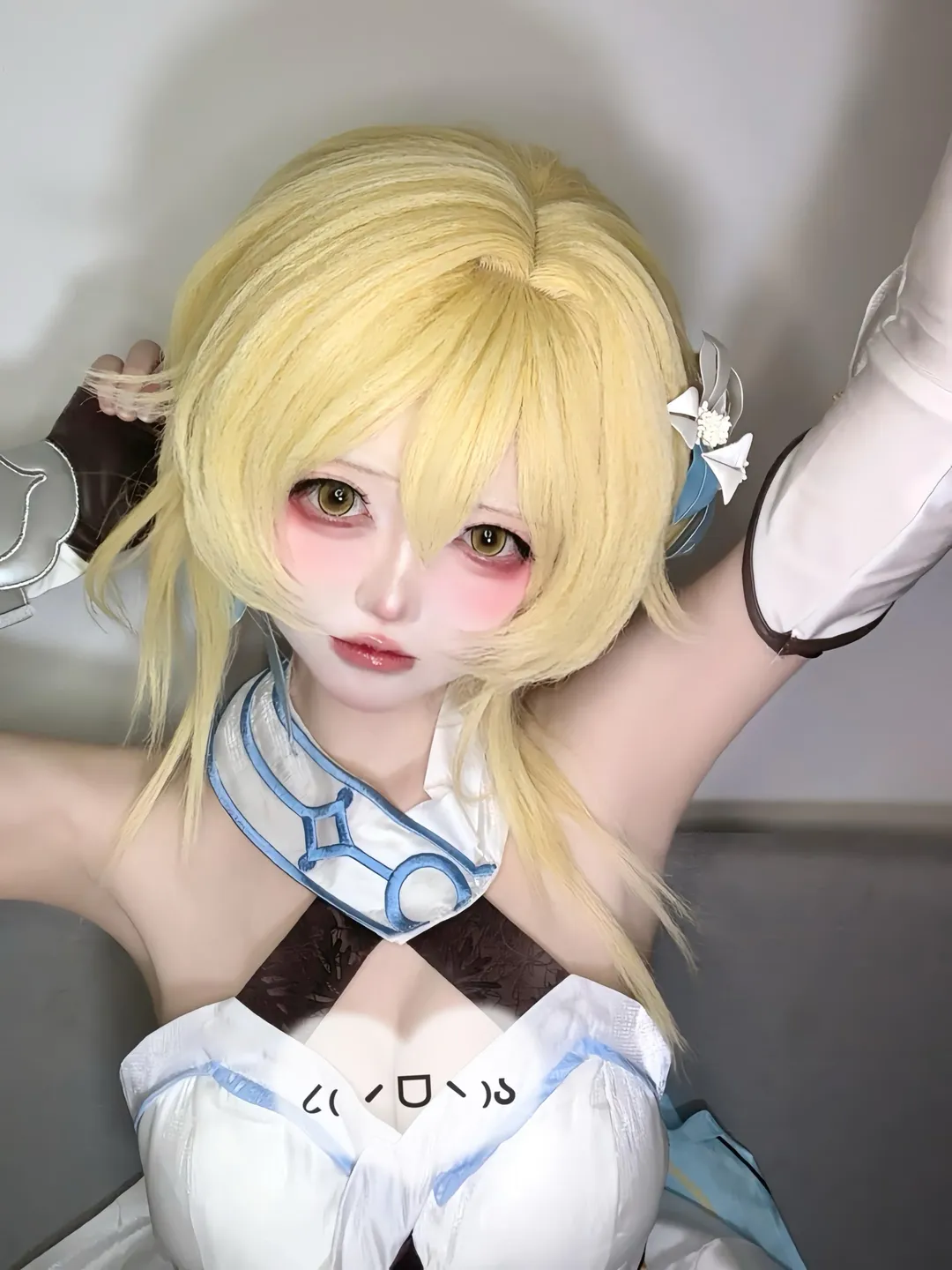 Cosplay, 原神, 少女感, 荧cos, 旅行者