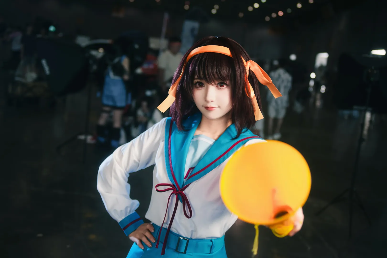 漫展场照, 二次元cosplay, 动作参考, 凉宫春日cos, 凉宫春日的忧郁 - 第10张