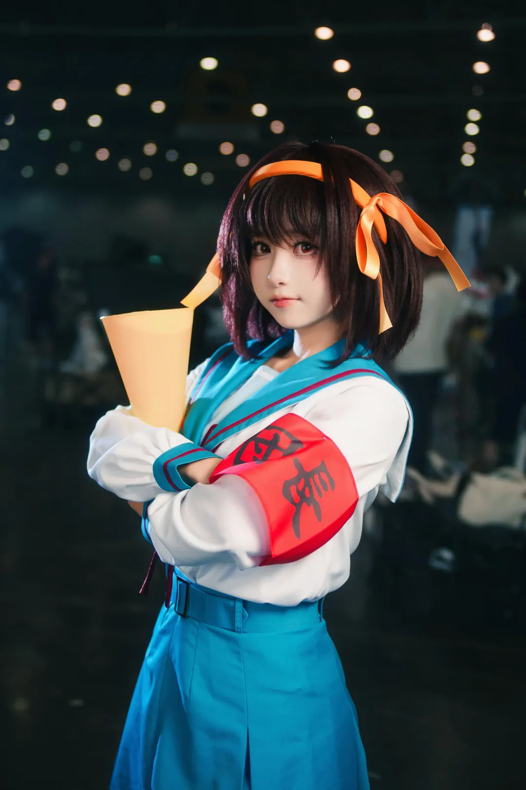 漫展场照, 二次元cosplay, 动作参考, 凉宫春日cos, 凉宫春日的忧郁 - 第8张