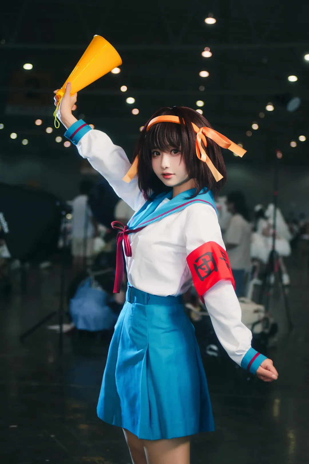 漫展场照, 二次元cosplay, 动作参考, 凉宫春日cos, 凉宫春日的忧郁 - 第9张