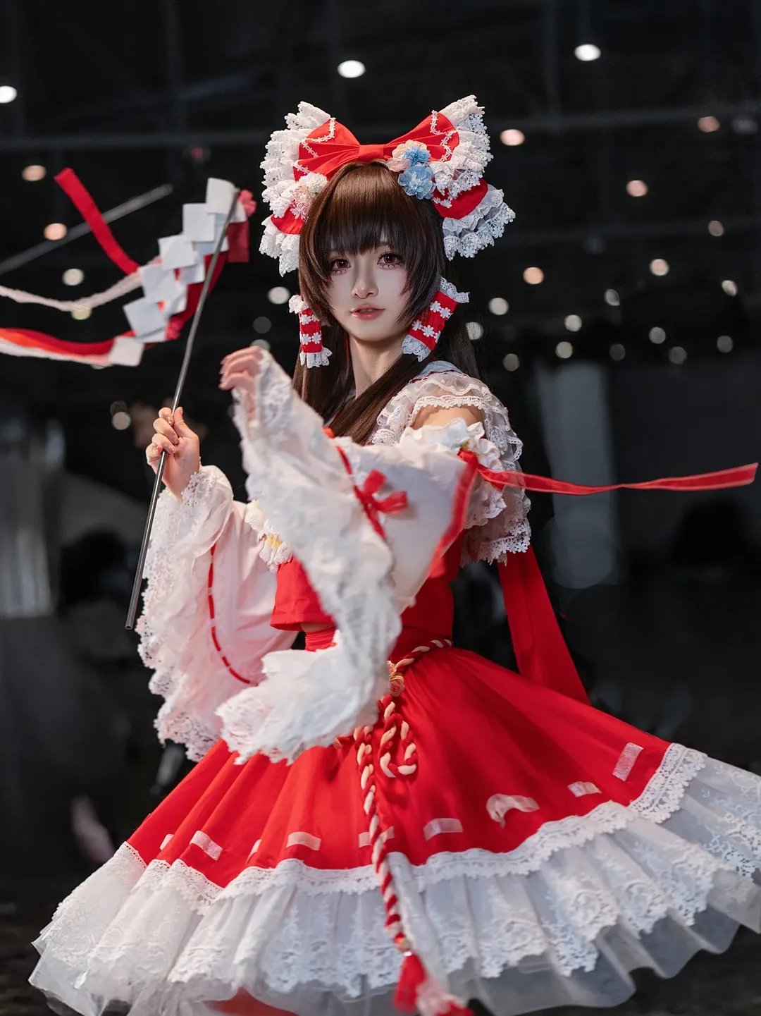 博麗霊夢コスプレ, 東方Project, ポーズ参考, イベント撮影のポーズ, インスピレーションの共有 - 10枚目