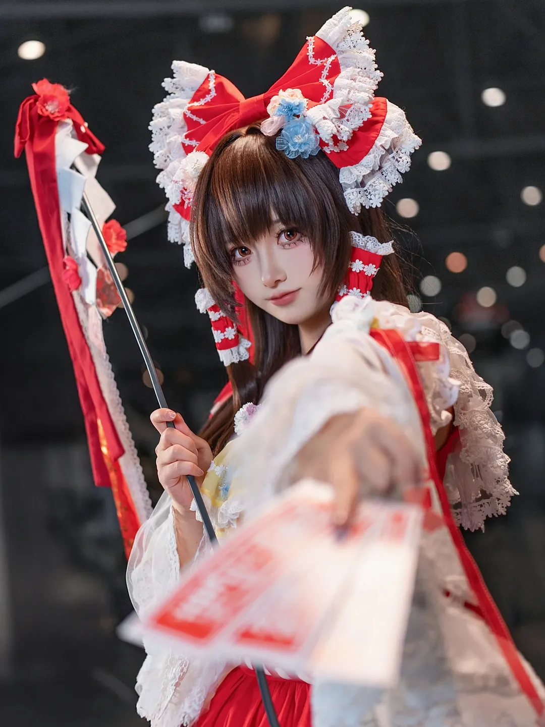 博麗霊夢コスプレ, 東方Project, ポーズ参考, イベント撮影のポーズ, インスピレーションの共有 - 9枚目