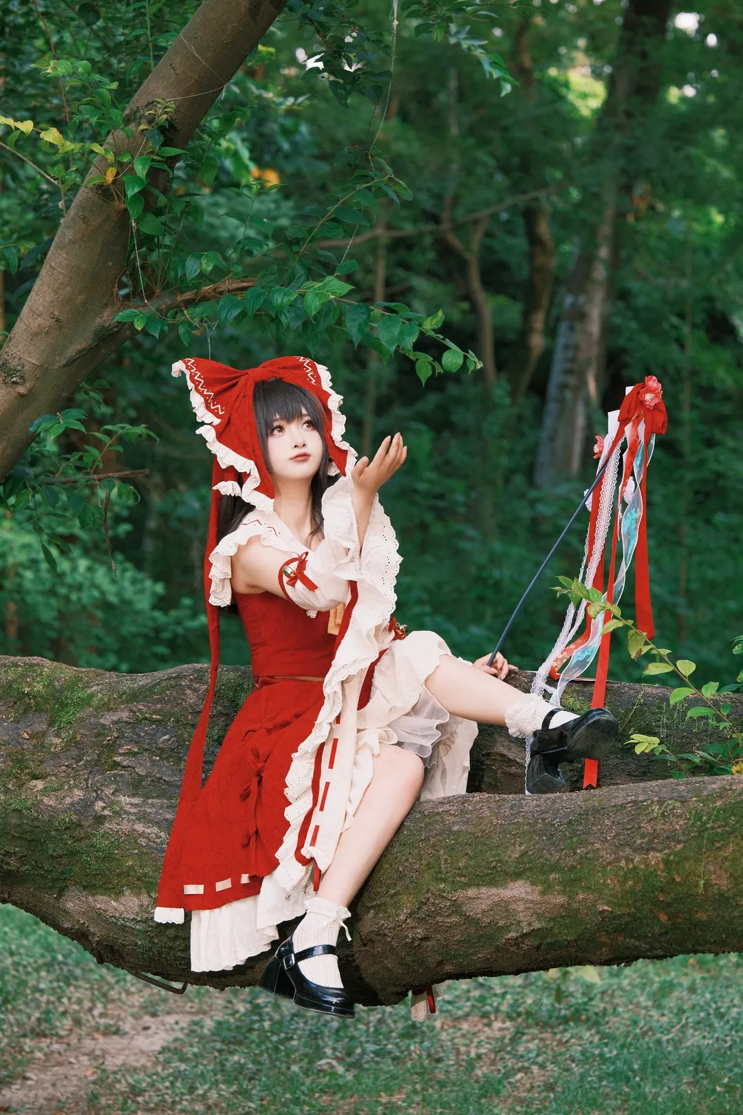 Reimu Hakurei Cosplay, Touhou Project, Gensokyo, Mori style, Fan Content Festival - Image 2
