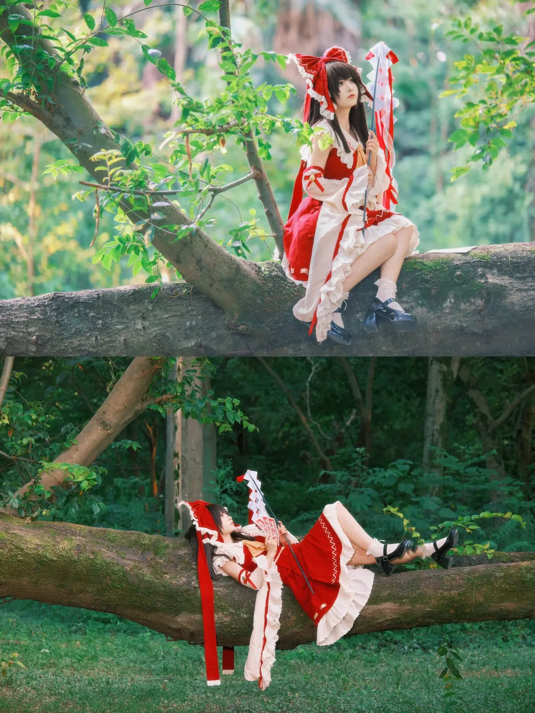 Reimu Hakurei Cosplay, Touhou Project, Gensokyo, Mori style, Fan Content Festival - Image 4