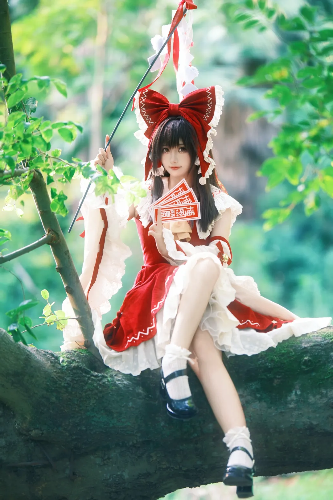 Reimu Hakurei Cosplay, Touhou Project, Gensokyo, Mori style, Fan Content Festival - Image 5