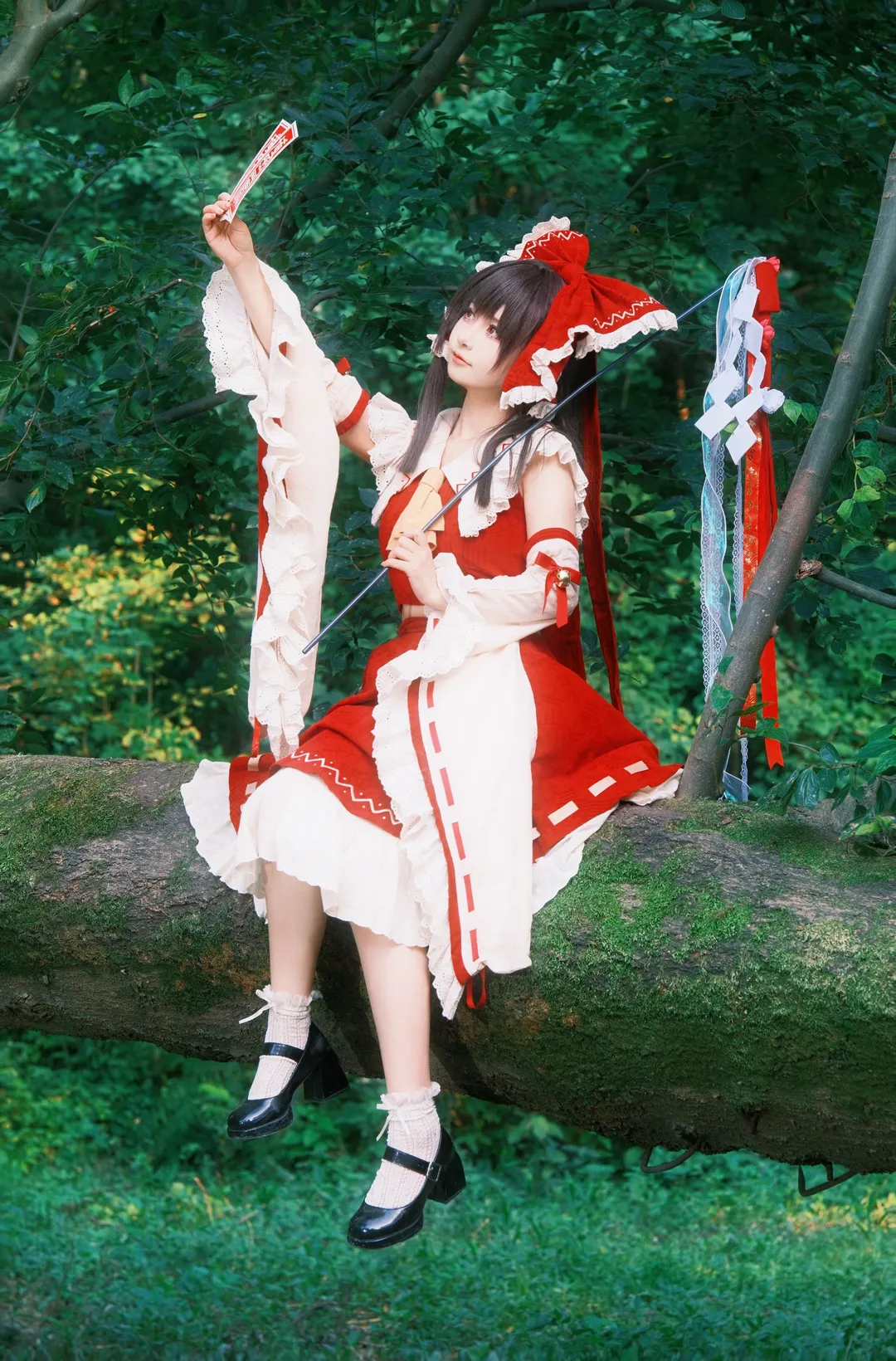 Reimu Hakurei Cosplay, Touhou Project, Gensokyo, Mori style, Fan Content Festival - Image 6