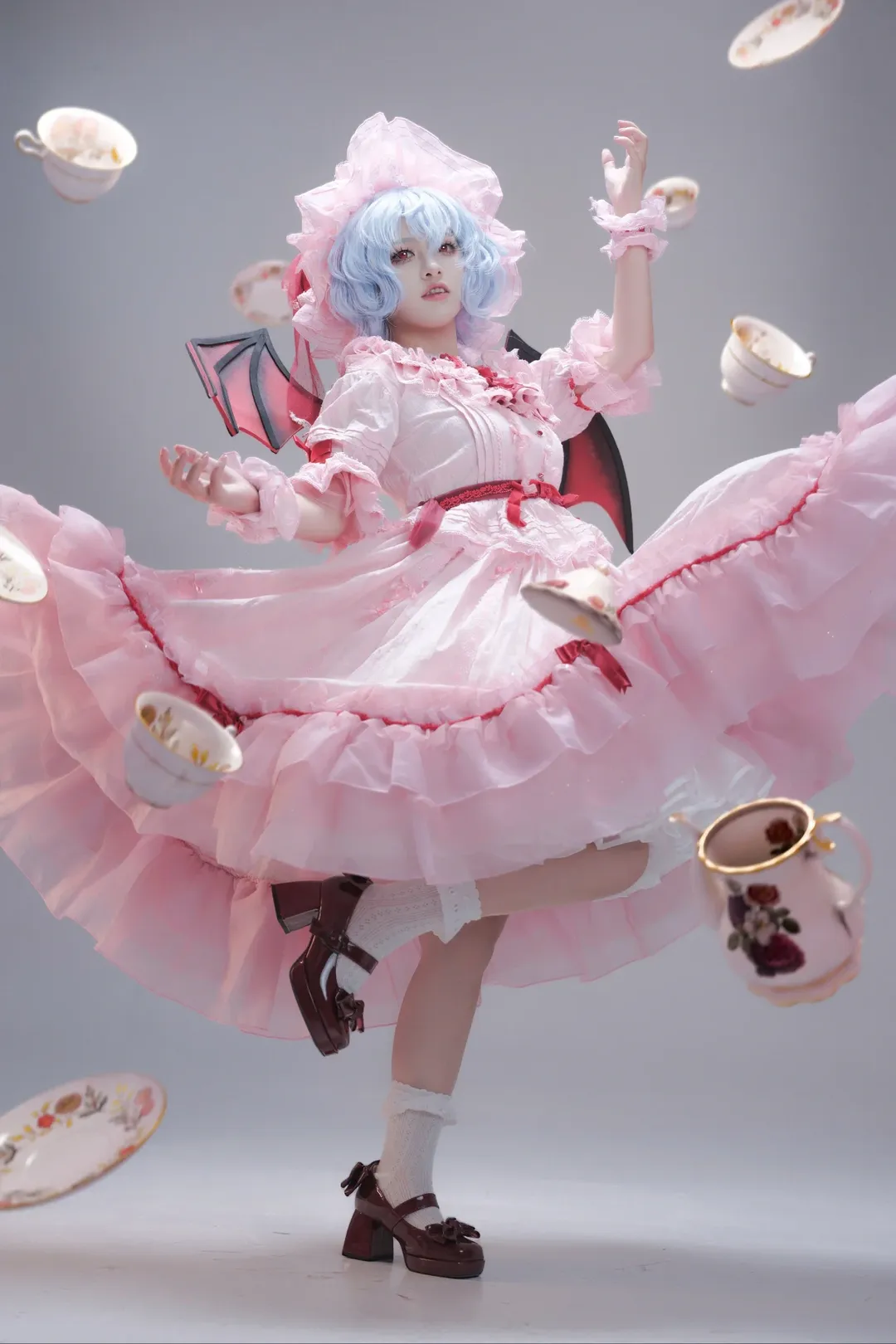 东方Project, cosplay摄影, 蕾米莉亚斯卡雷特cos, 红魔馆大小姐, 洛丽塔洋装 - 第3张