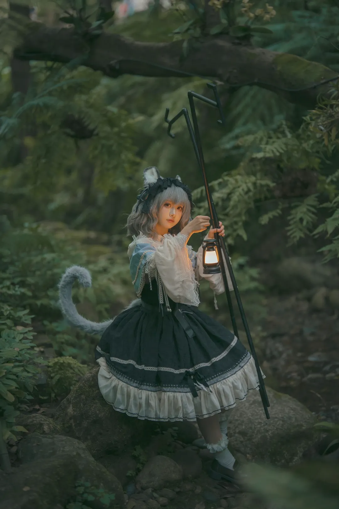 东方project, 二次元cosplay, 娜兹玲cos, 森林写真, 寻宝探险 - 第2张