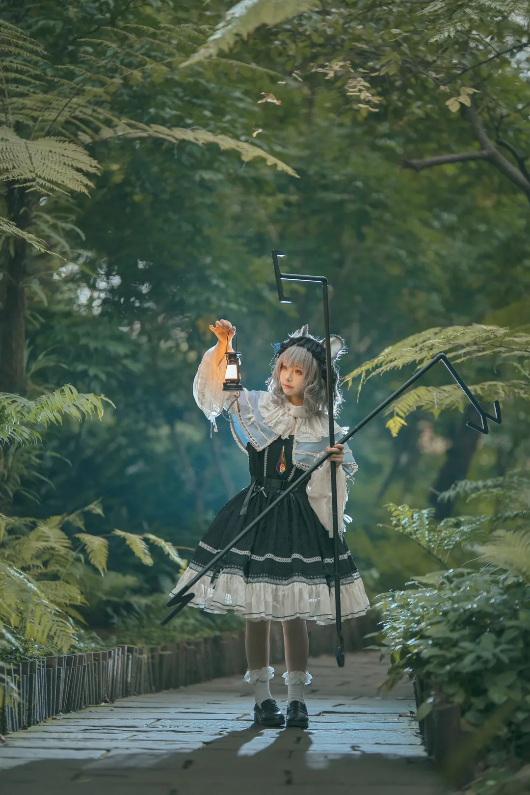东方project, 二次元cosplay, 娜兹玲cos, 森林写真, 寻宝探险 - 第4张