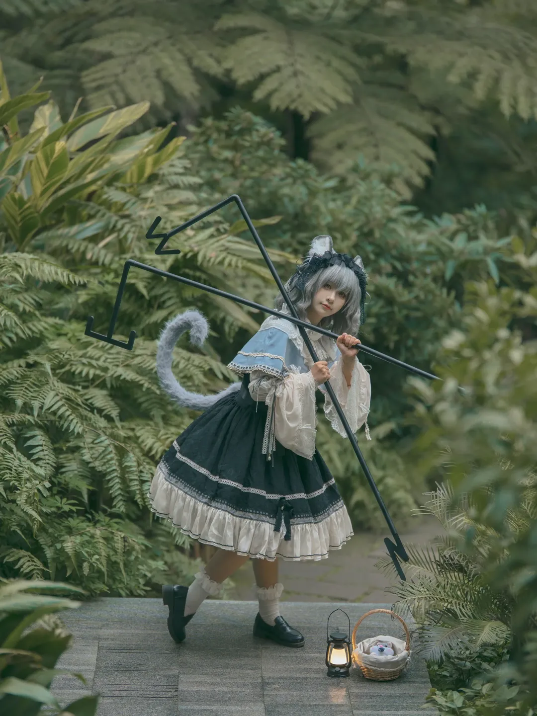 东方project, 二次元cosplay, 娜兹玲cos, 森林写真, 寻宝探险 - 第5张