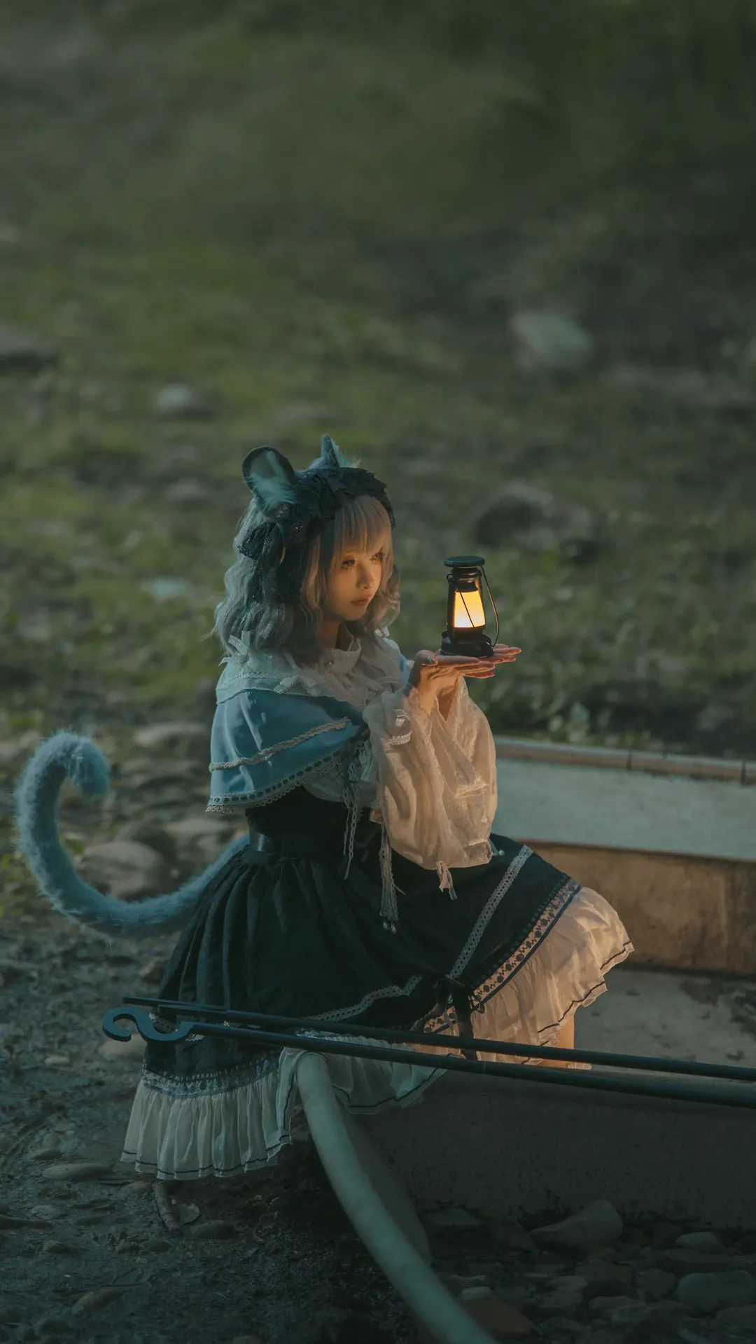 氛围感摄影, 东方Project, 东方星莲船, 兽耳娘cos, 娜兹玲cos - 第1张