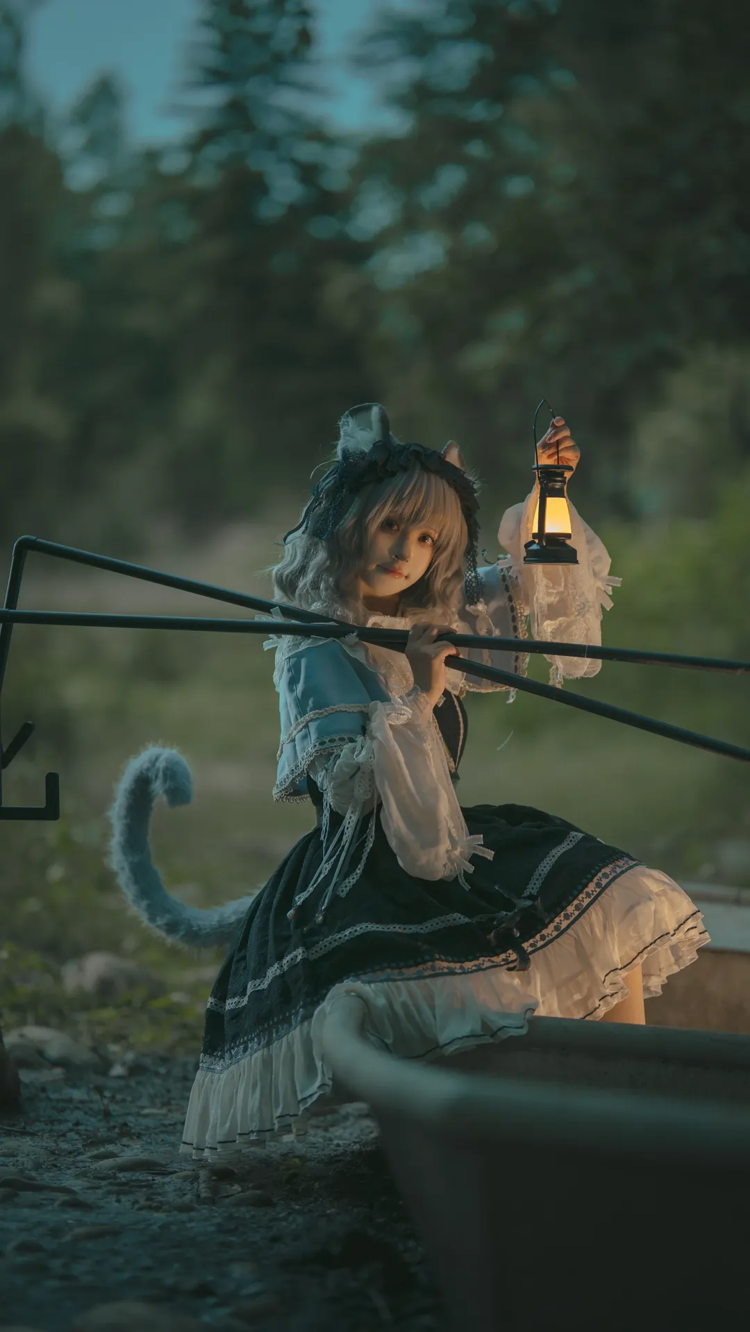 氛围感摄影, 东方Project, 东方星莲船, 兽耳娘cos, 娜兹玲cos - 第2张