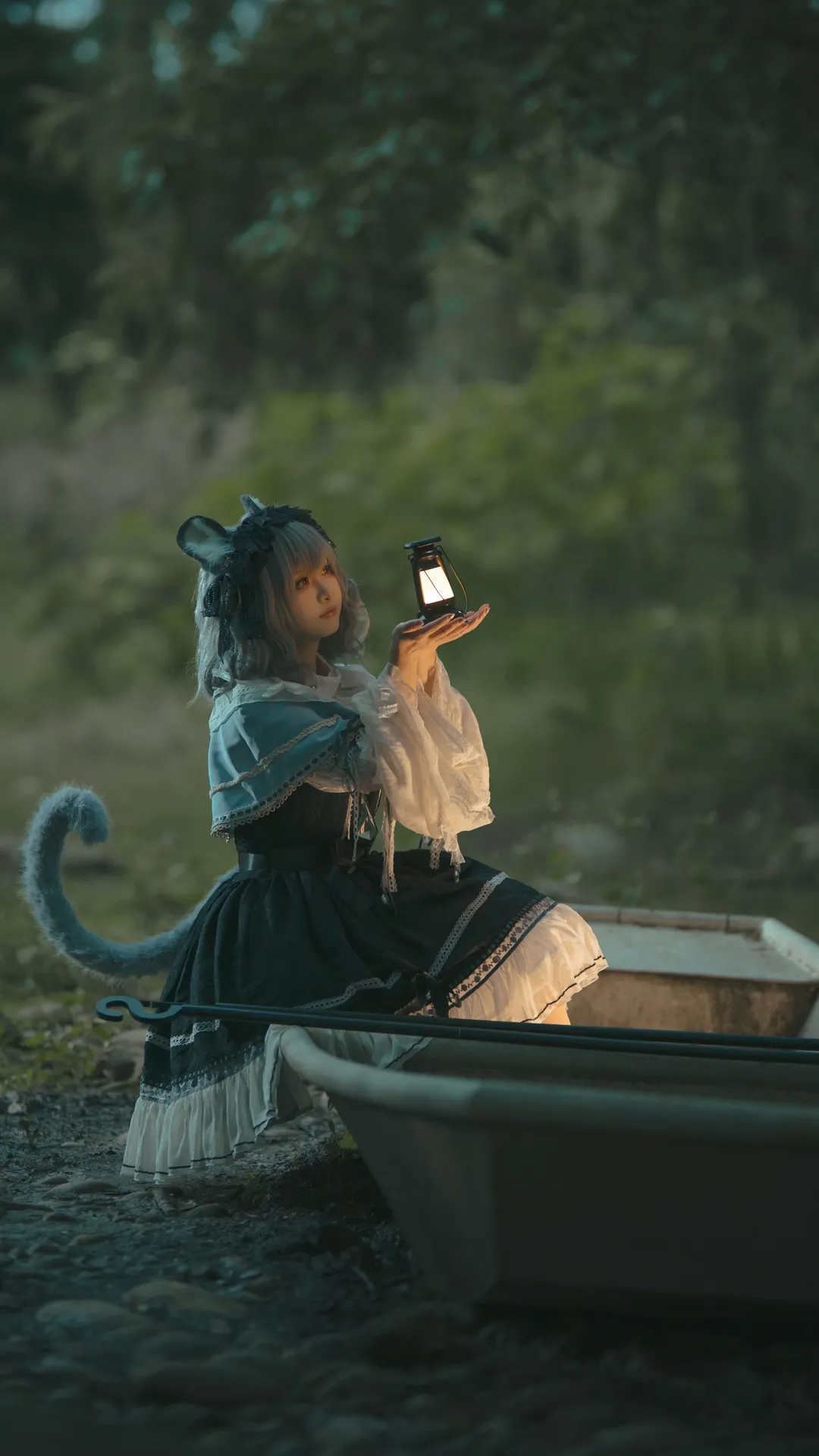 氛围感摄影, 东方Project, 东方星莲船, 兽耳娘cos, 娜兹玲cos - 第3张