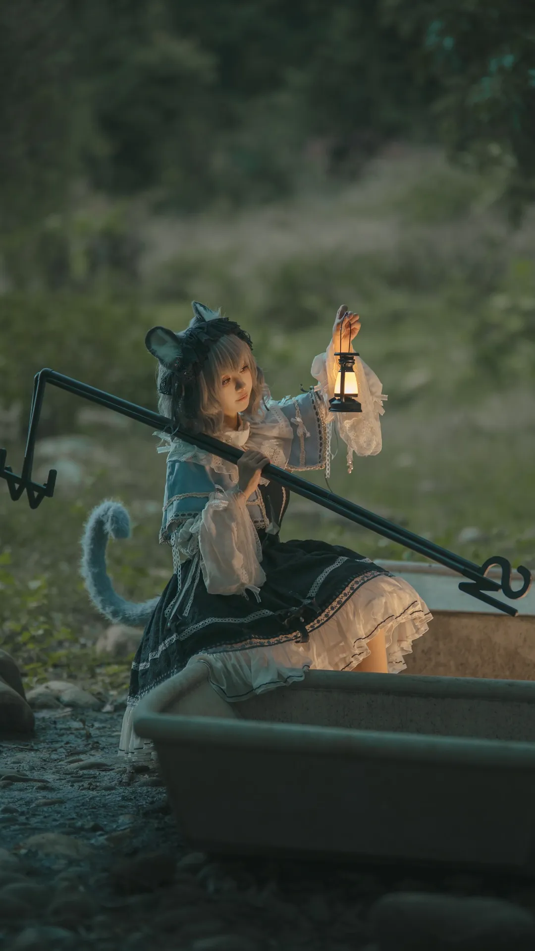 氛围感摄影, 东方Project, 东方星莲船, 兽耳娘cos, 娜兹玲cos