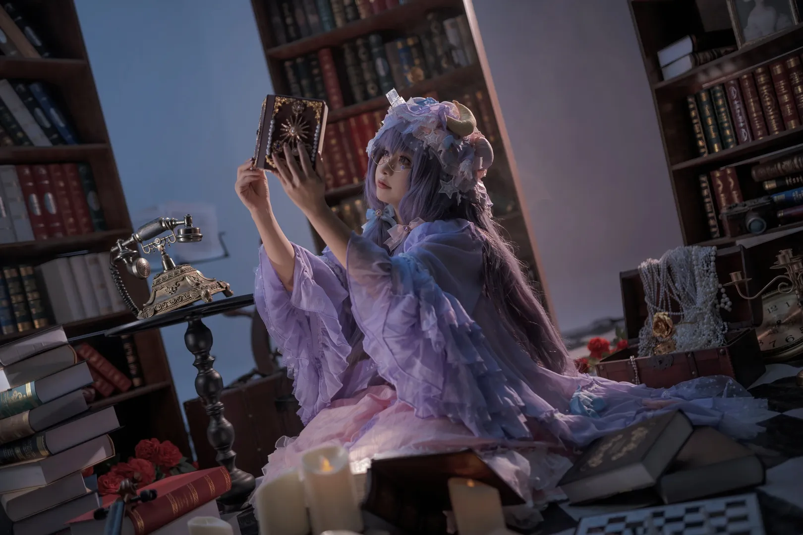 东方project, 氛围感摄影, Lolita服装, 姆qcos, 东方二设 - 第5张