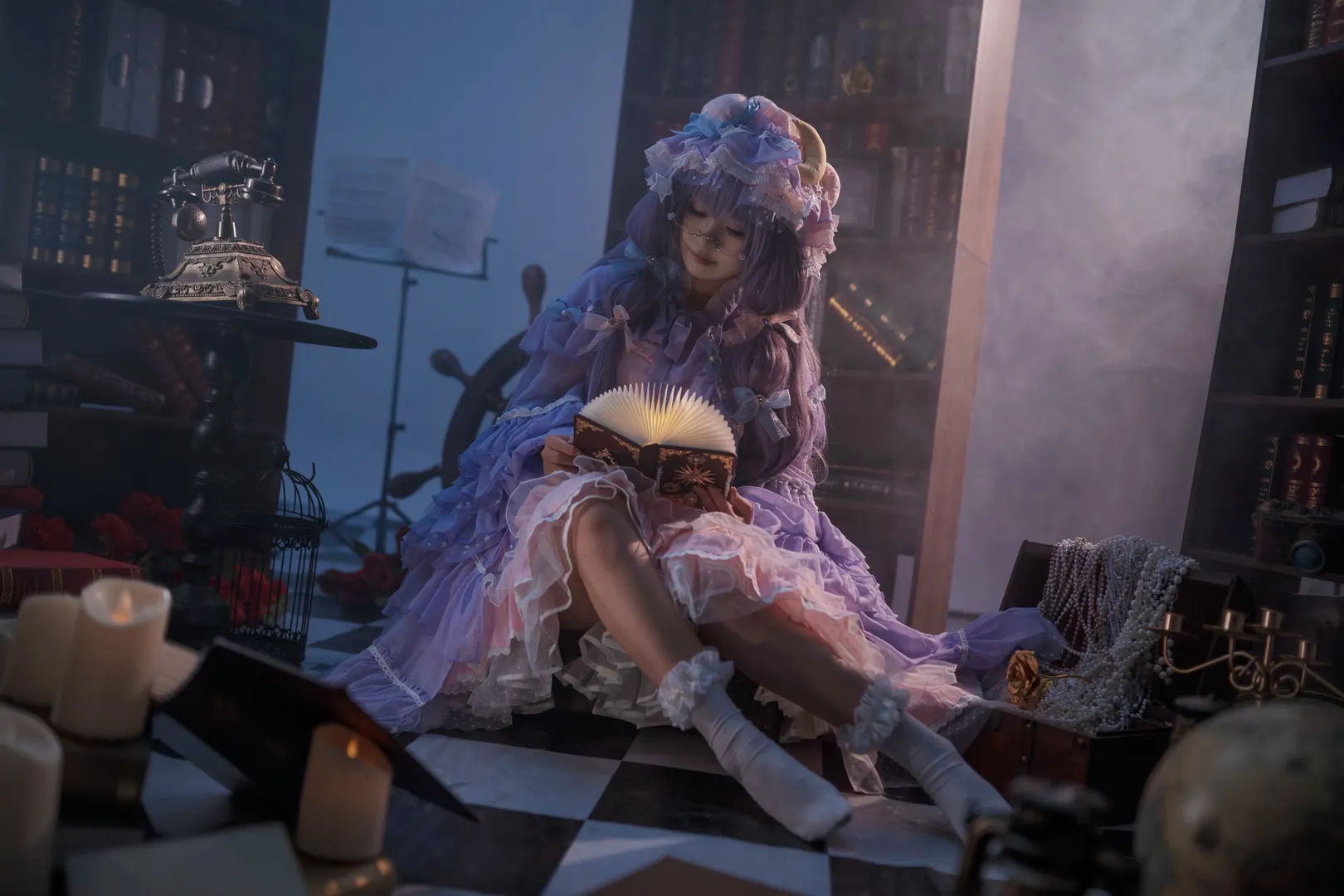 东方project, 氛围感摄影, Lolita服装, 姆qcos, 东方二设 - 第7张