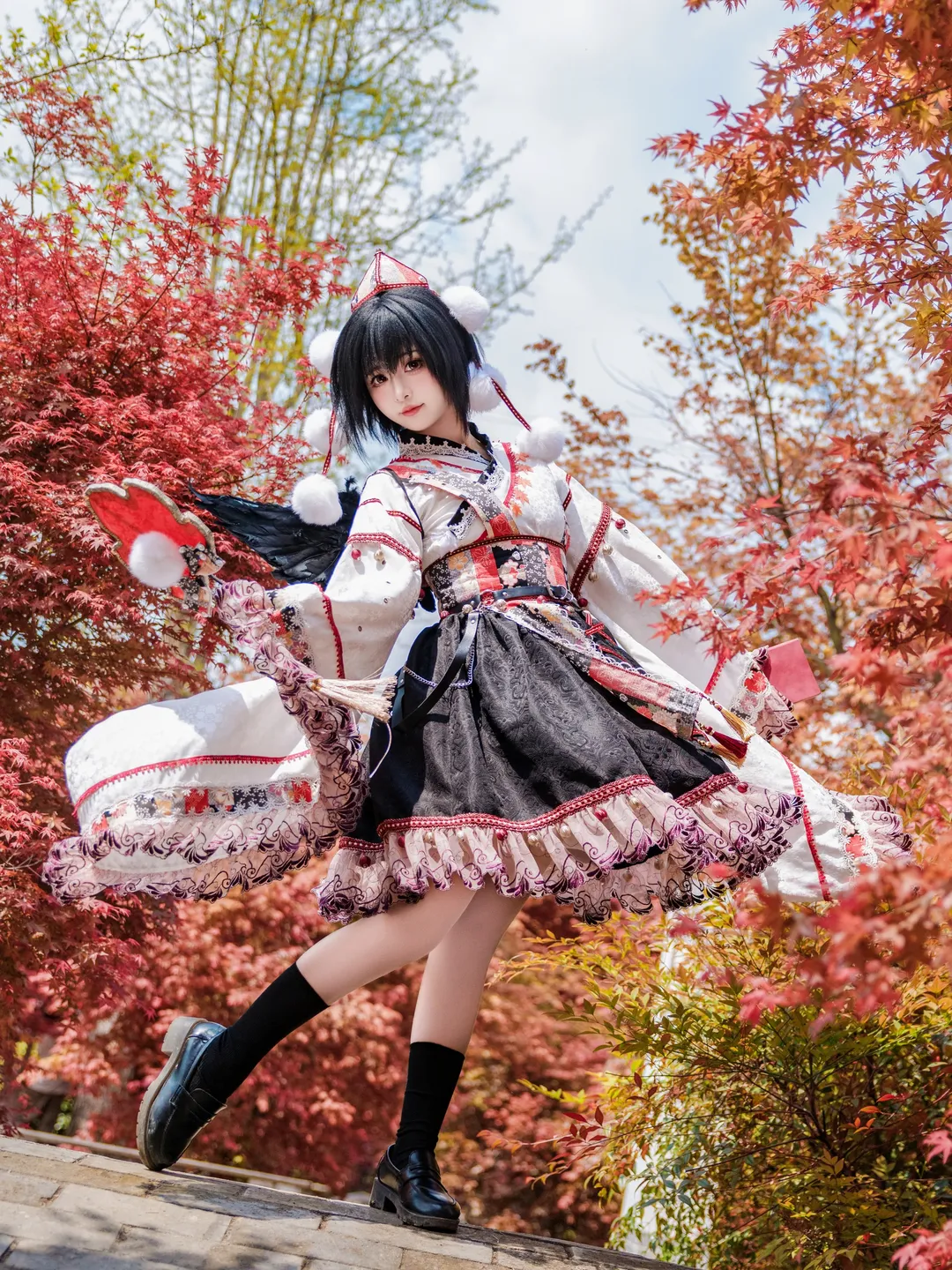 Touhou Project, Gensokyo, Shameimaru Aya cosplay, Japanese aesthetics, Photography record