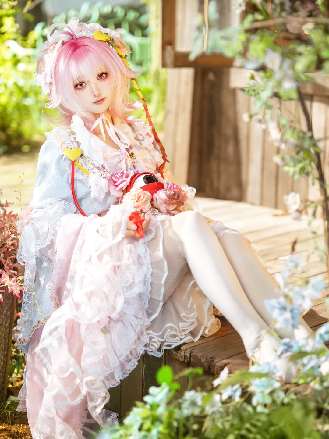 東方project, 古明地覺cos, 二次元cos, 庭院攝影, 日系人像