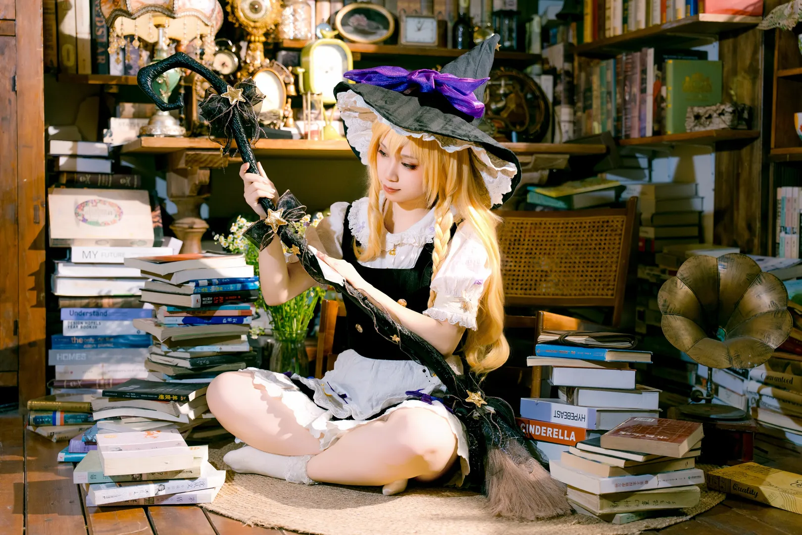 角色还原, 氛围感, 魔法少女, 雾雨魔理沙cos, 东方 - 第17张