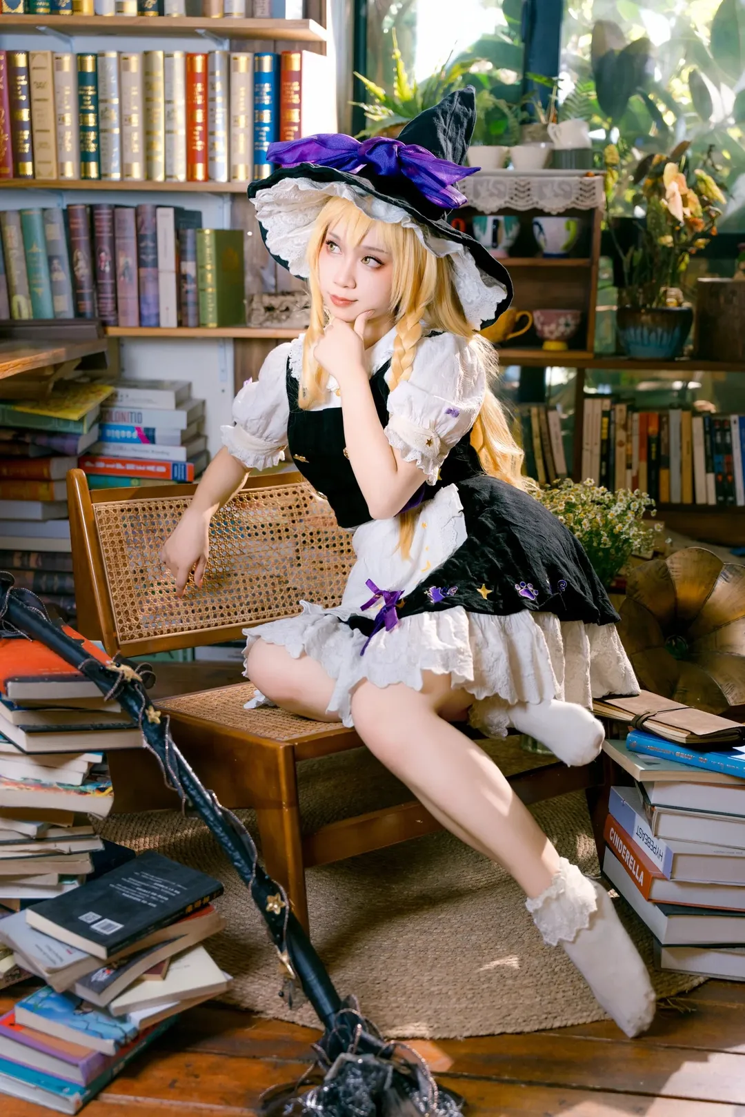 角色还原, 氛围感, 魔法少女, 雾雨魔理沙cos, 东方 - 第5张
