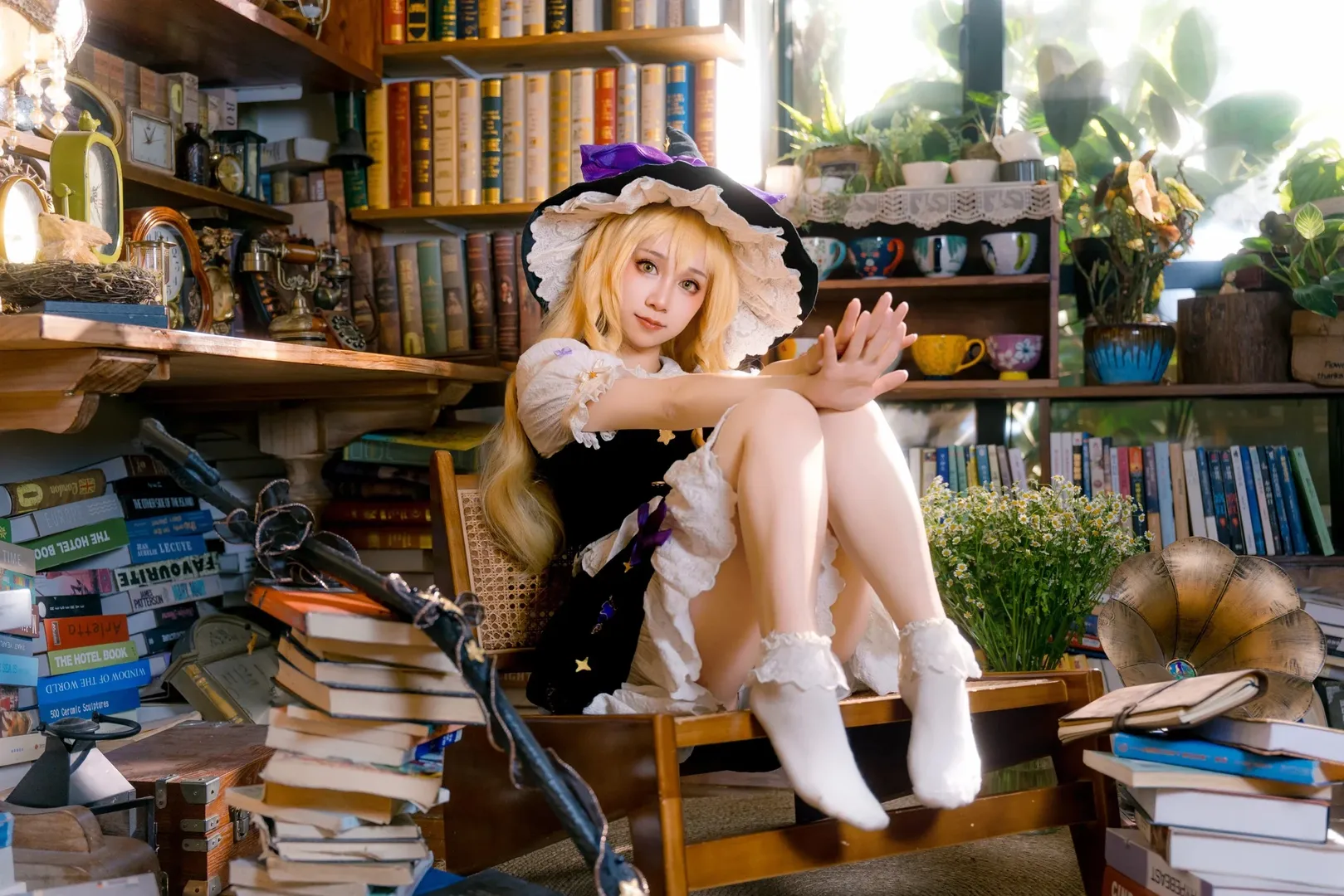 角色还原, 氛围感, 魔法少女, 雾雨魔理沙cos, 东方 - 第8张