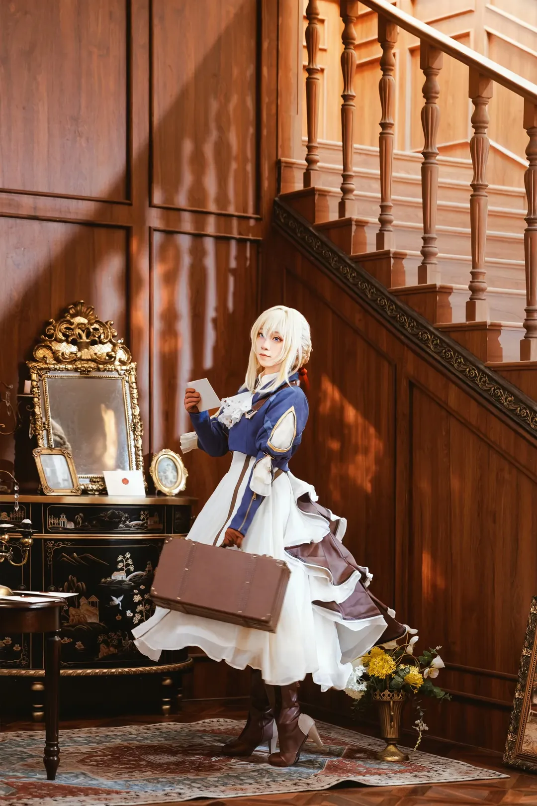 cosplay摄影, 薇尔莉特cos, 紫罗兰永恒花园, 复古洋装, 自动手记人偶 - 第1张