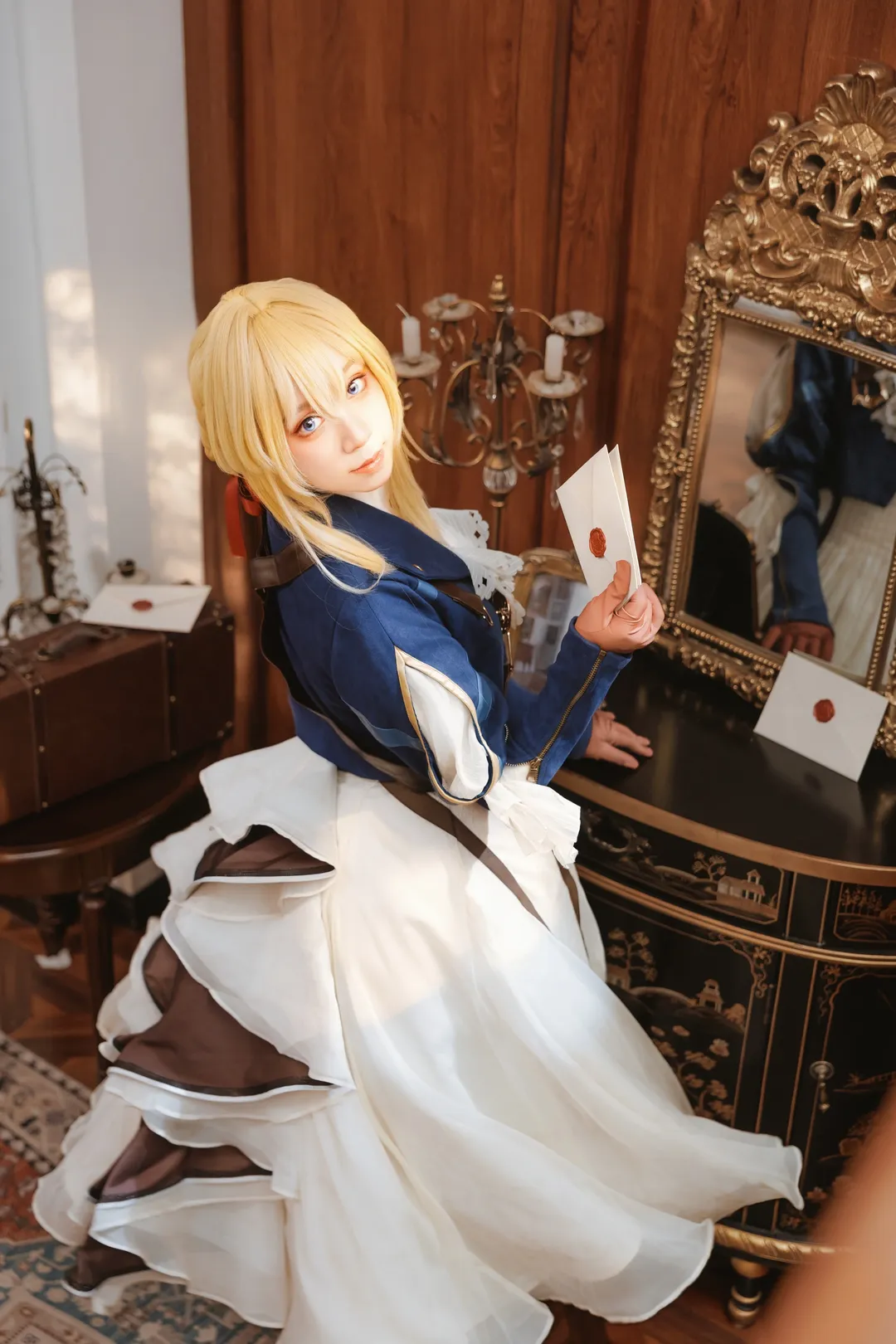 cosplay摄影, 薇尔莉特cos, 紫罗兰永恒花园, 复古洋装, 自动手记人偶 - 第3张
