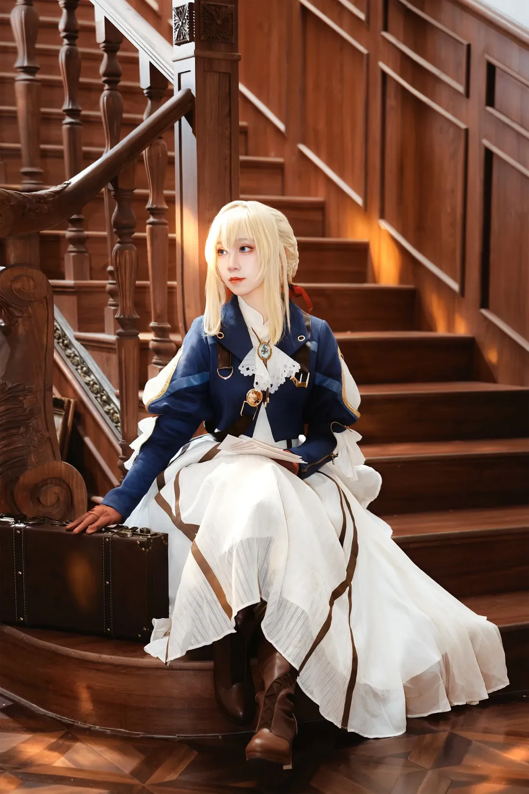 cosplay摄影, 薇尔莉特cos, 紫罗兰永恒花园, 复古洋装, 自动手记人偶 - 第7张