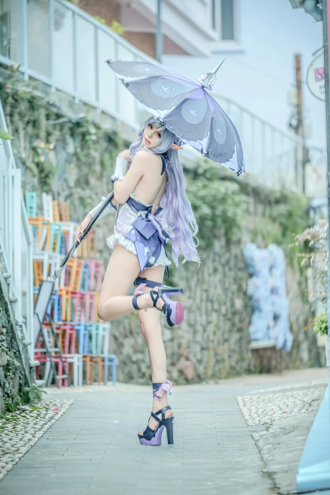 コスプレ, ゼンレスゾーンゼロ, 雰囲気, ビビアン コスプレ, 水着コスプレ