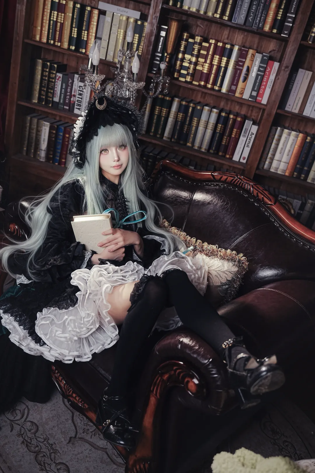 角色扮演, 哥特风, 二次元cosplay, 明日方舟, 若叶睦cos