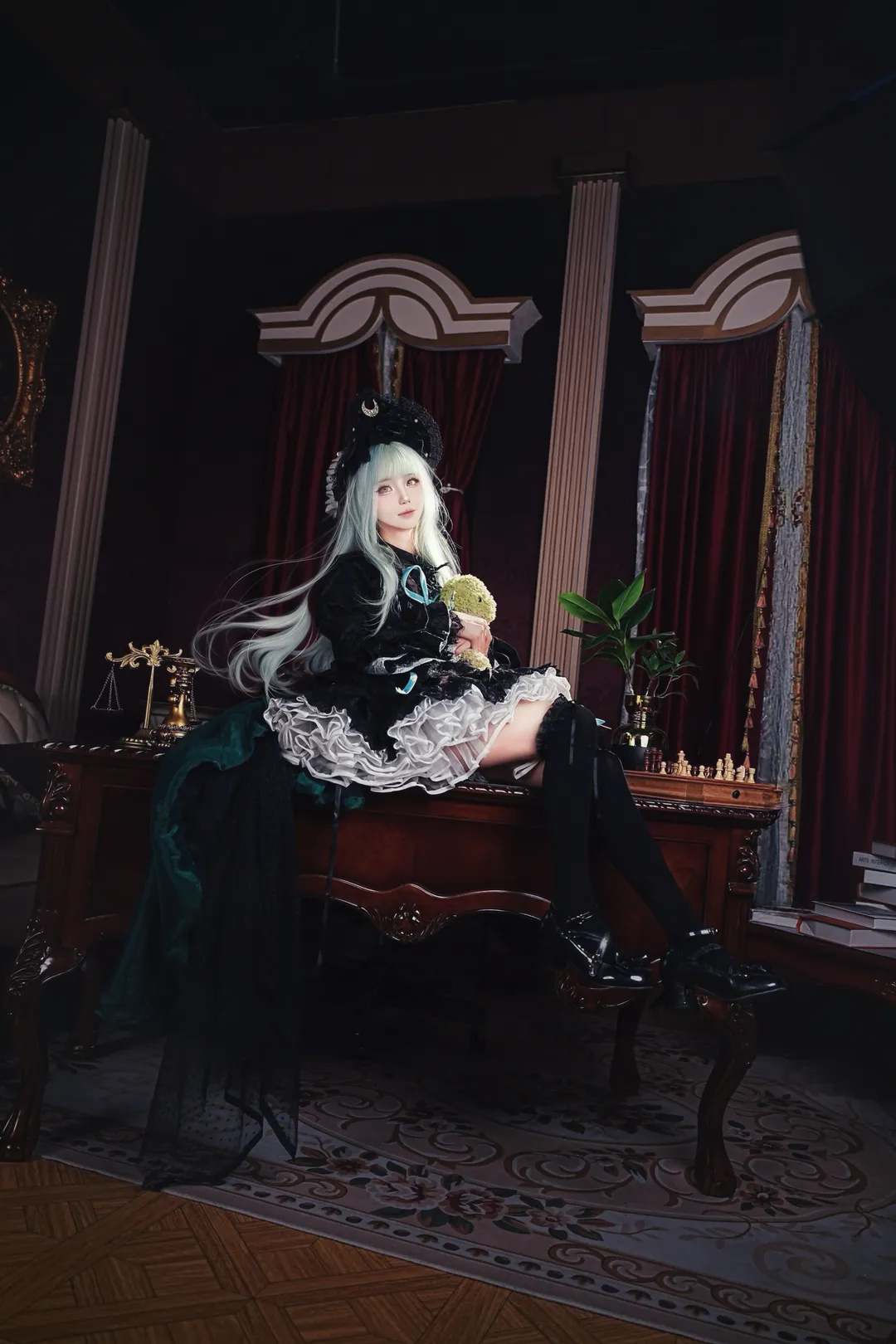 角色扮演, 哥特风, 二次元cosplay, 明日方舟, 若叶睦cos - 第3张
