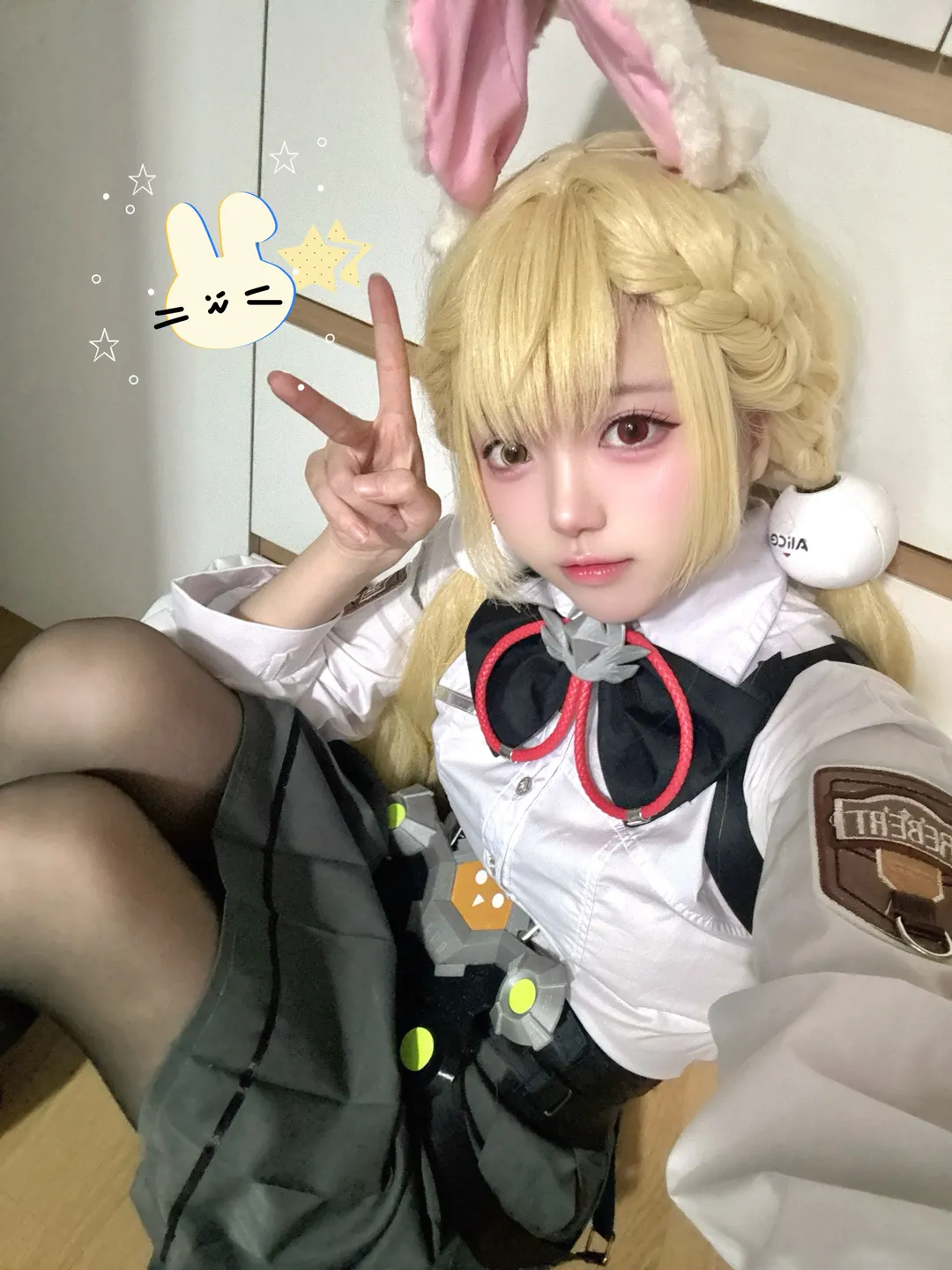 Cosplay, 绝区零, 二次元, 爱丽丝cos, 兔耳 - 第1张