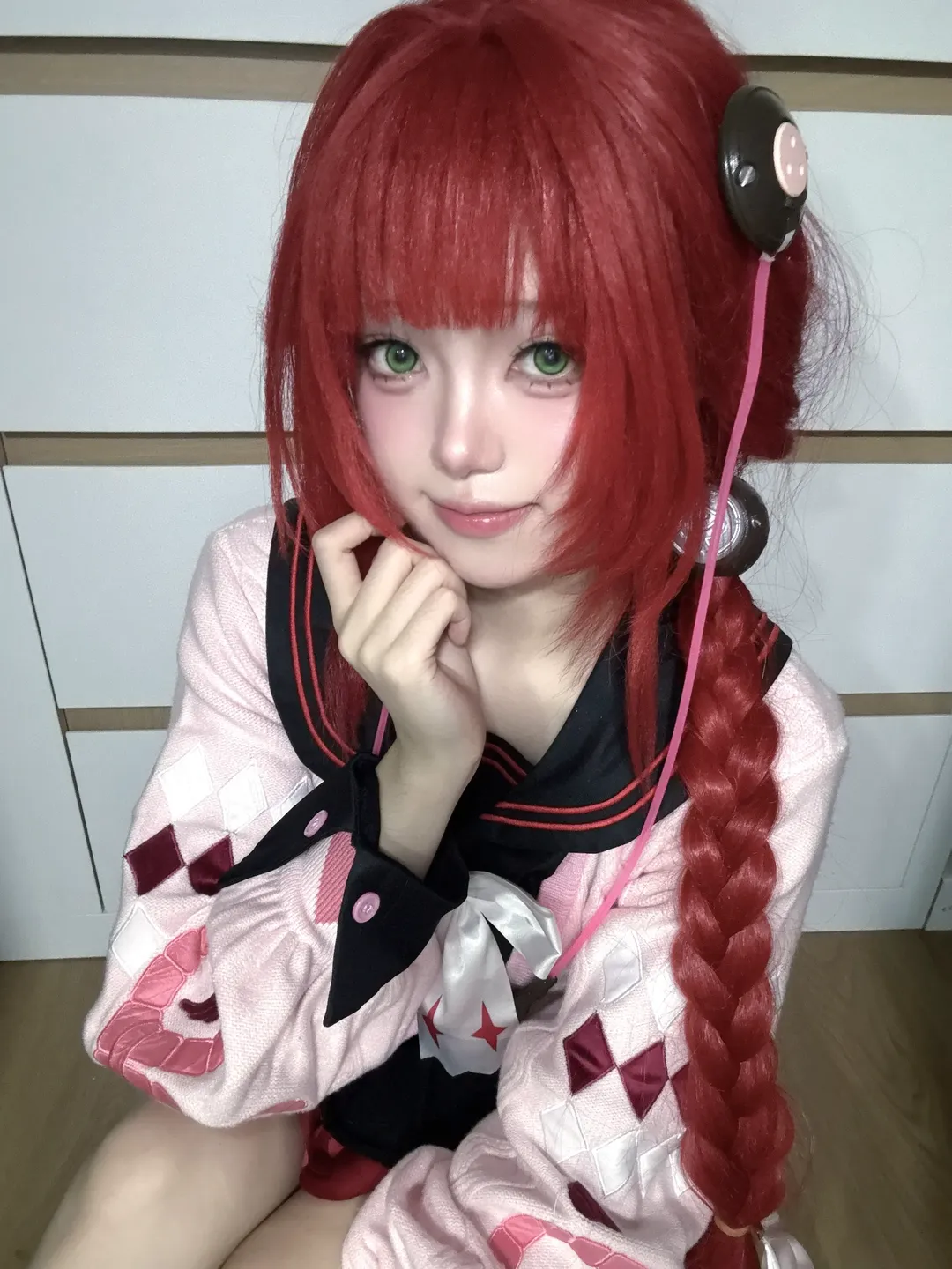 绝区零, 二次元cosplay, 浮波柚叶cos, 绝区零cos, 红发cos