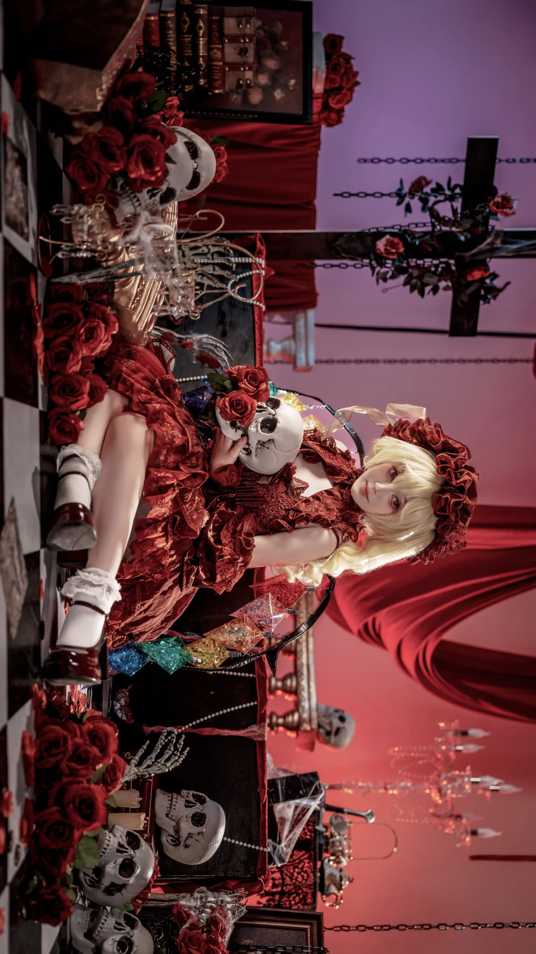 东方Project, 红魔馆, 芙兰朵露cos, 哥特洛丽塔, 芙兰朵露cosplay - 第6张