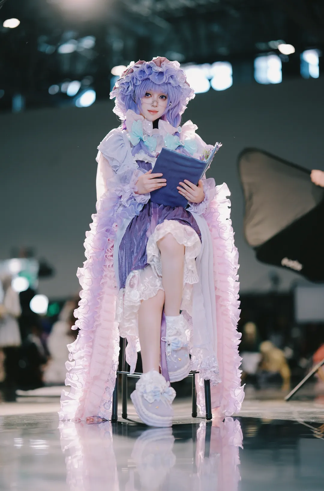 东方project, 帕秋莉cos, 金海豚漫展, 摄影合集, 萝莉装 - 第8张