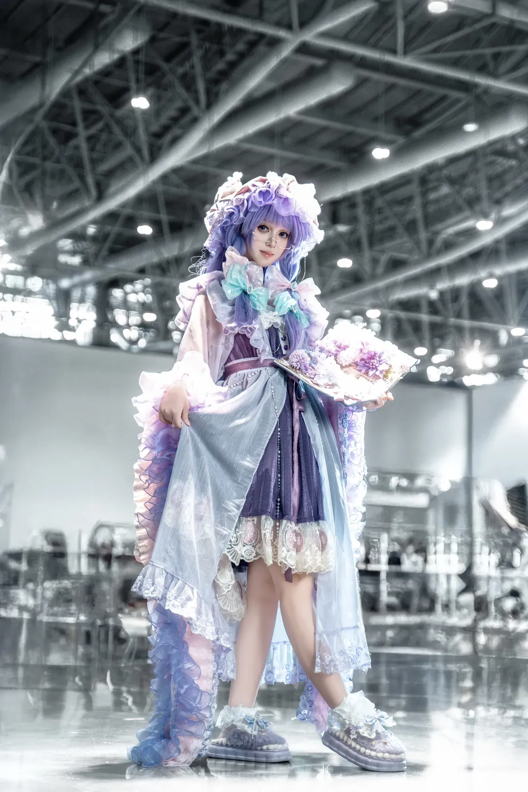 东方project, 帕秋莉cos, 妆造分享, 漫展摄影, 洛丽塔风