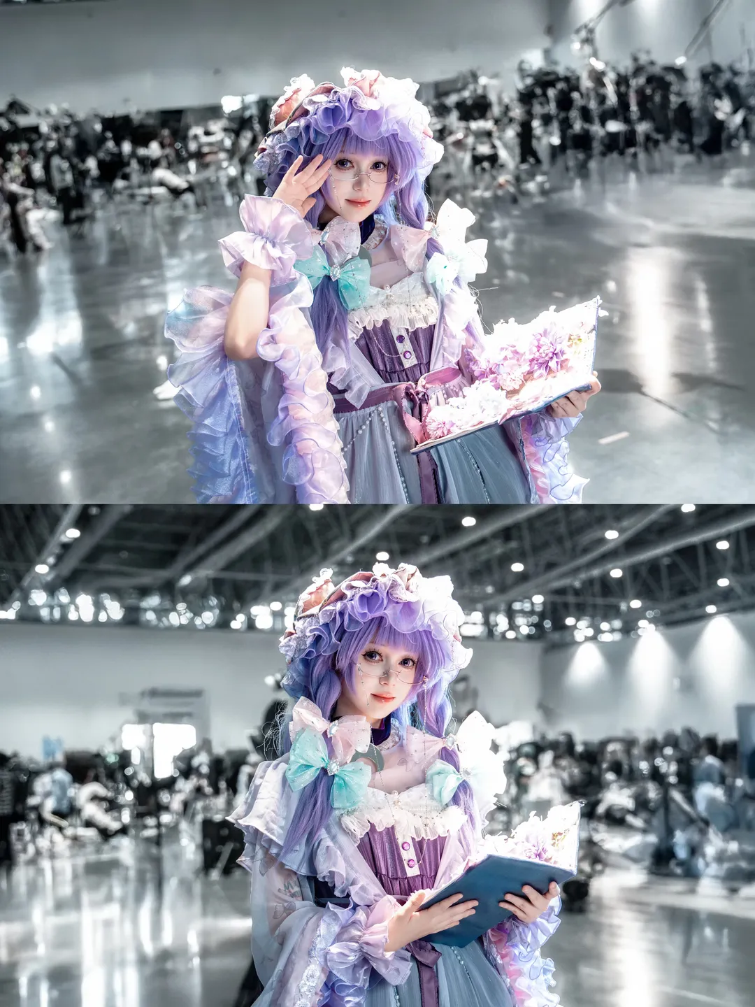 東方Project, パチュリー コスプレ, メイク・スタイリングの紹介, イベント撮影, ロリータ風 - 2枚目