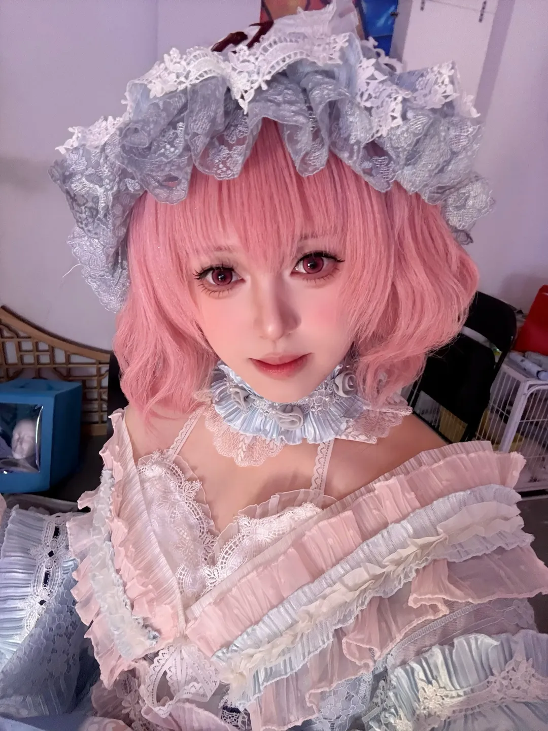 东方Project, 西行寺幽幽子cos, cosplay摄影, 和风洋装, 2025年终总结