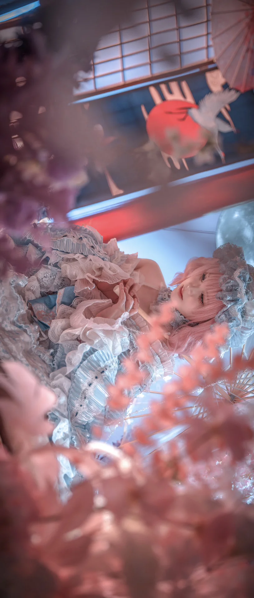 东方Project, 西行寺幽幽子cos, 和风洋装写真, 梦幻少女摄影, 二次元萌系cosplay - 第3张