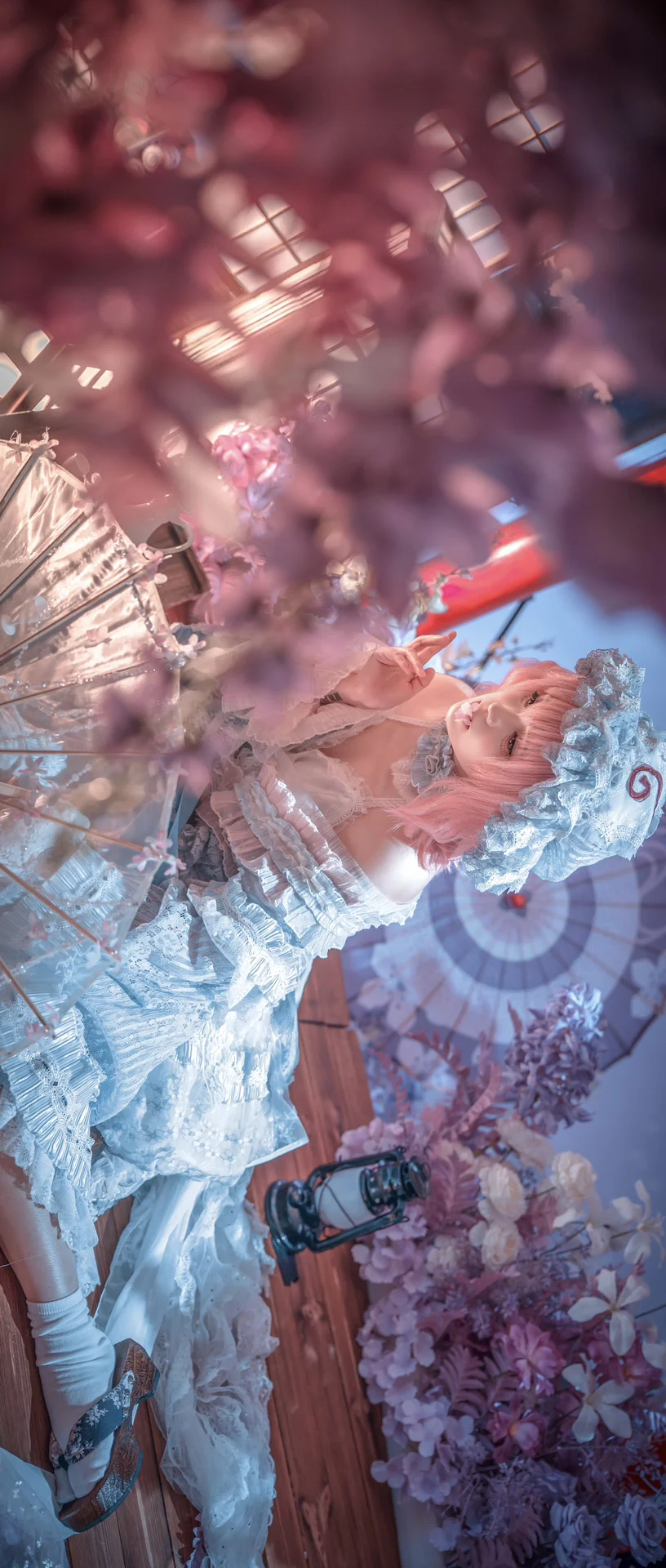 东方Project, 西行寺幽幽子cos, 和风洋装写真, 梦幻少女摄影, 二次元萌系cosplay - 第4张