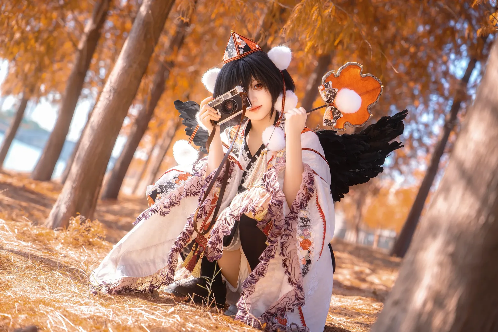 コスプレ, 東方Project, 射命丸文 コスプレ, 秋の写真, 山の天狗 - 3枚目