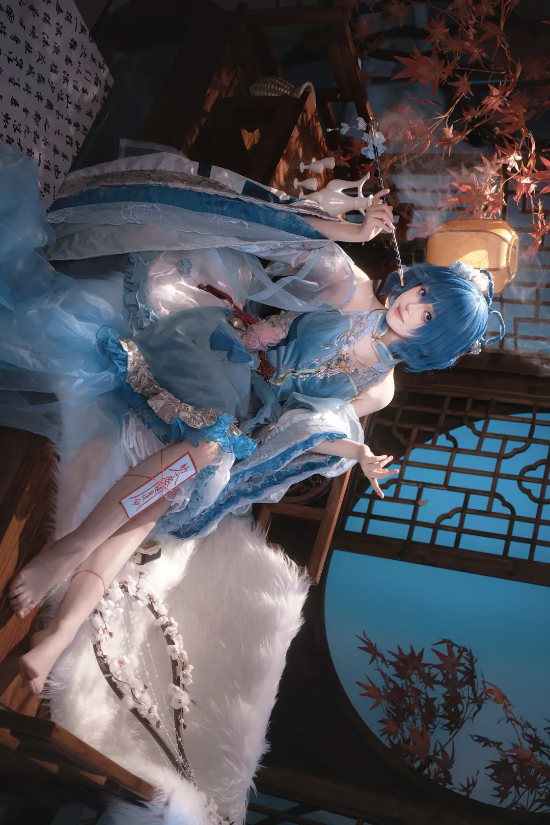东方project, 古风cosplay, 霍青娥cos, cosplay分享, 二次元写真