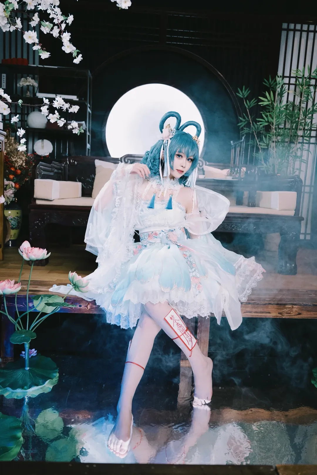 东方Project, 霍青娥cos, 国风cosplay, 邪仙, 次元壁棚拍