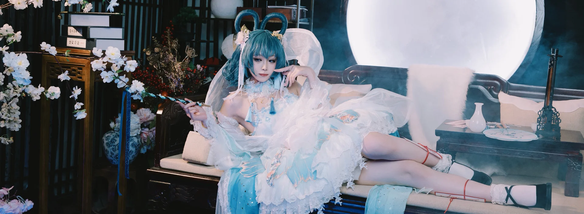 东方Project, 霍青娥cos, 国风cosplay, 邪仙, 次元壁棚拍 - 第9张