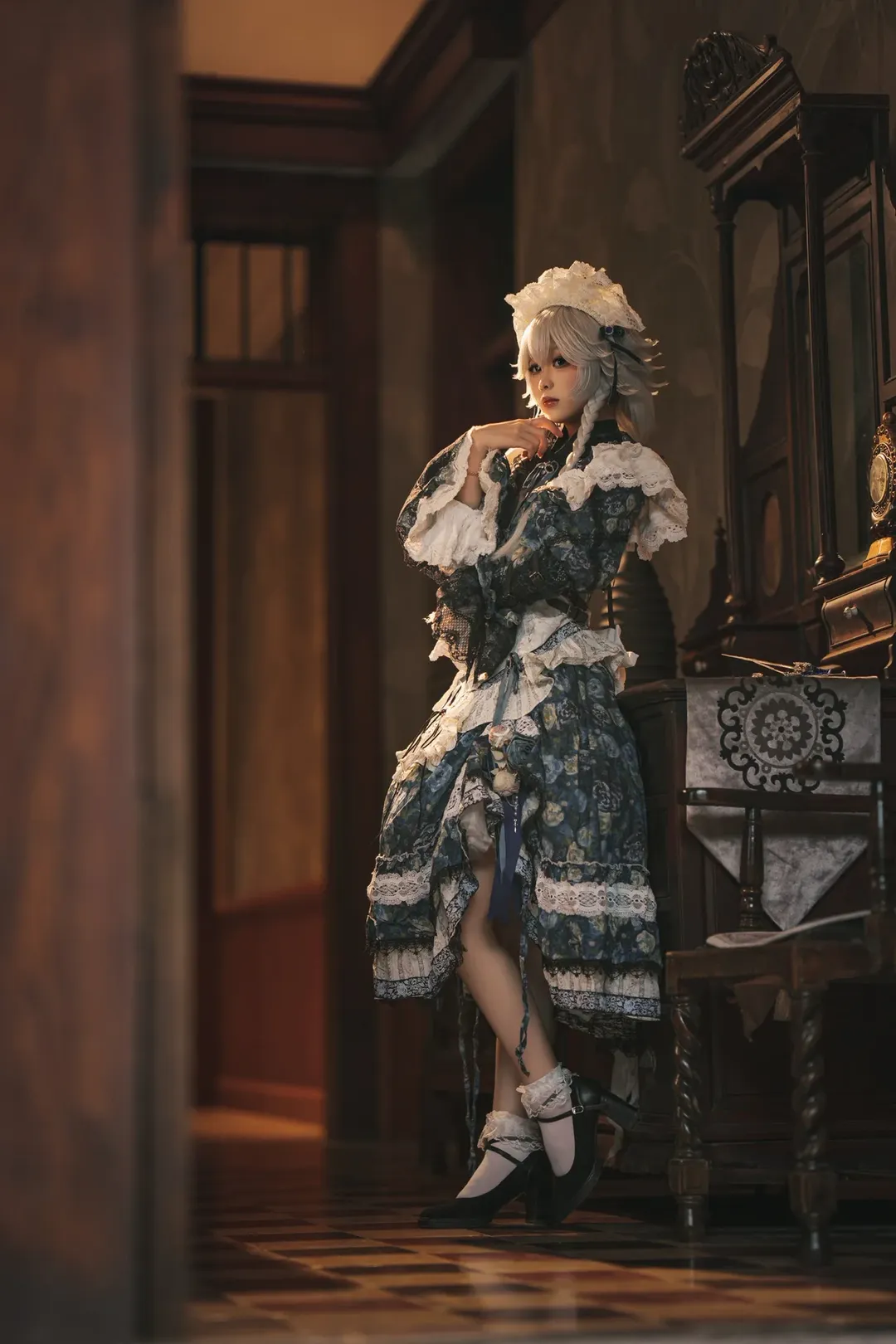 cosplay, 东方project, 女仆装, 十六夜咲夜cos, 复古洋装 - 第3张