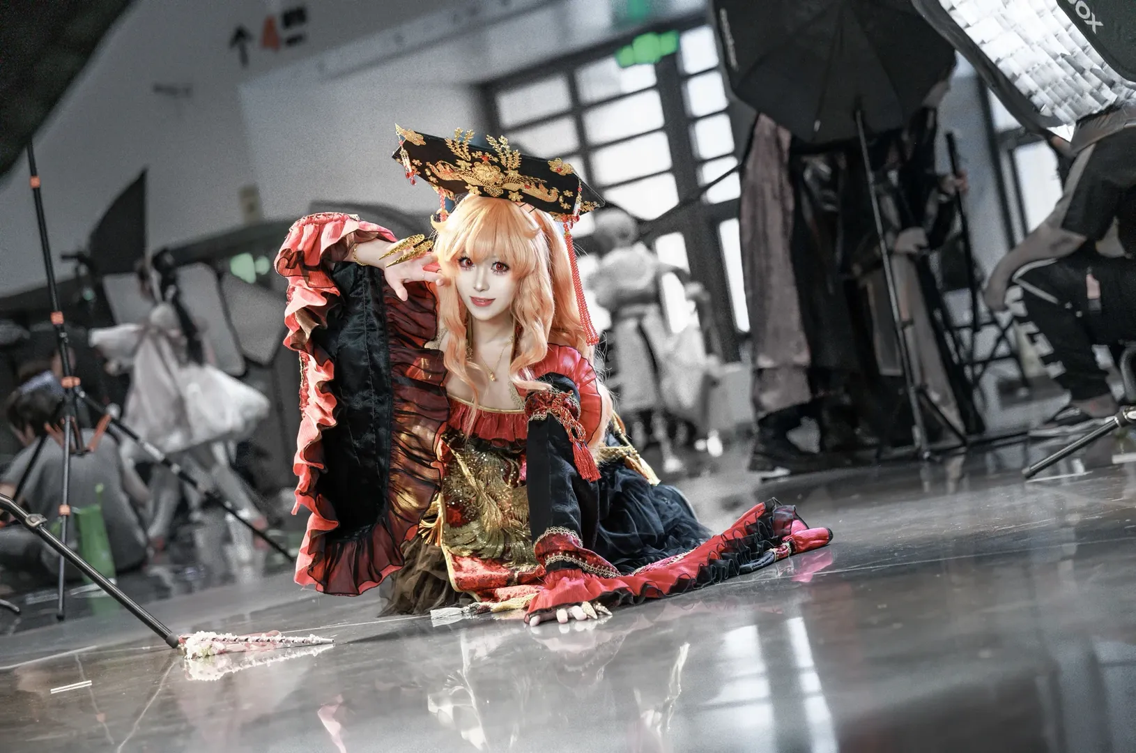 东方Project, 漫展摄影, cosplay返图, 纯狐cos, 华丽装束
