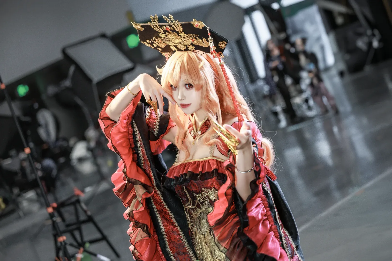 东方Project, 漫展摄影, cosplay返图, 纯狐cos, 华丽装束 - 第4张