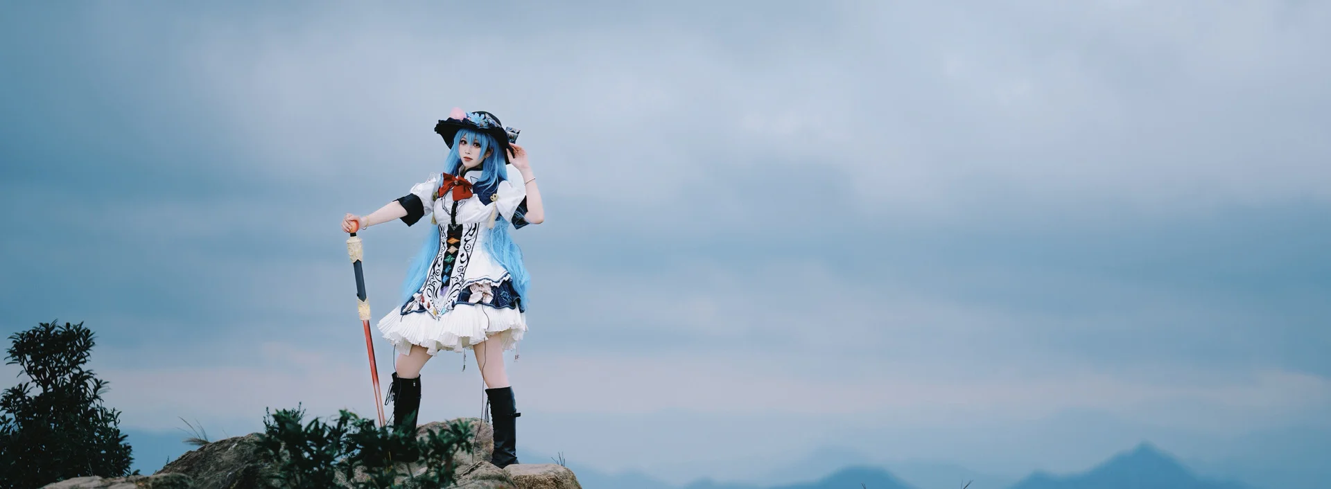 东方project, 户外摄影, 外景拍摄, 比那名居天子cos, Cosplay日常 - 第5张